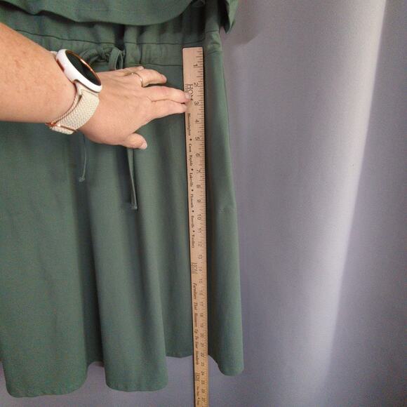 Allthreads Dress Womens M Green Pockets Adjustable Straps Lightweight - Picture 5 of 6